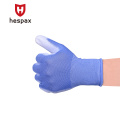 Hespax Guantes de PU personalizados de alta calidad anti estátatios